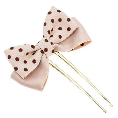 VICASKY Bow Hair Stick Für Hochsteckfrisuren U-förmige Haarnadel Mit Großem Schleifen-design Für Damen Und Mädchen Zu Hochzeiten Partys Alltag Material Geeignet Für Mittellanges Haar VICASKY Bow Hair Stick Für Hochsteckfrisuren U-förmige Haarnadel Mit Großem Schleifen-design Für Damen Und Mädchen Zu Hochzeiten Partys Alltag Material Geeignet Für Mittellanges Haar von VICASKY