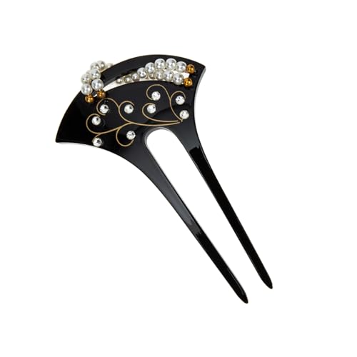 VICASKY U Förmige Perlen Haarnadel Klassischer Haarstab Brautschmuck Stilvolles Haarschmuck Accessoire für Hanfu Hochzeiten Partys und Festliche Anlässe von VICASKY