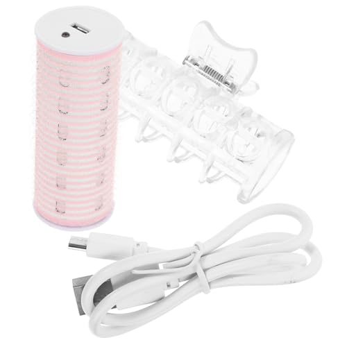 VICASKY USB Ladebarer Haarlockenwickler für Automatische Heizfunktion Schonend für Haartypen Leicht und Tragbar Styling Tool für Damen von VICASKY
