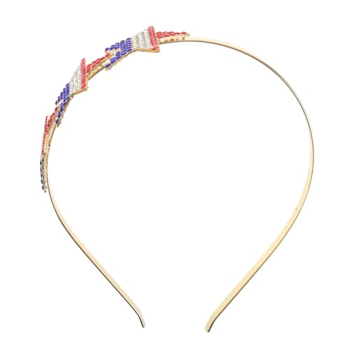 VICASKY Unisex Haarreif Flexibel Patriotisches Festival Haaraccessoire Karneval Party Kopfschmuck für Unabhängigkeitstag Feierlichkeiten von VICASKY