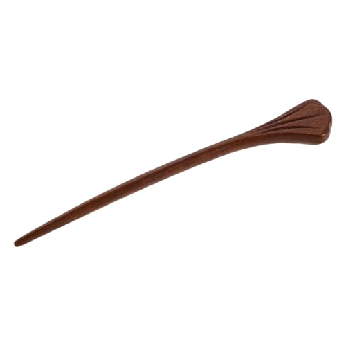 VICASKY Vintage Chinesische Haarnadel aus Sandelholz Lotusform Retro Haarstäbchen mit Traditionellem Ethno flair Eleganter Haarschmuck für Frauen und Mädchen für Hochzeiten und Partys von VICASKY