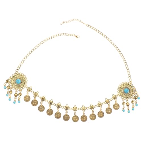 VICASKY Stirnband Für Damen Mit Quasten Vintage-inspiriertes Haar-accessoire Ethnische Kette Elegant Für Verschiedene Anlässe von VICASKY