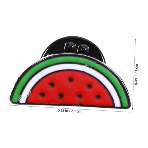 VICASKY Wassermelonen Brosche Emaille Süßer Ansteckclip Leichte Schmuck Deko für Damen Mädchen Pullover Kragen Cardigan Clip Modischer Obst Style Langlebig und Vielseitig von VICASKY