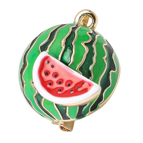 VICASKY Wassermelonen Emaille Brosche für Damen Niedliche Frucht Anstecknadel für Kleidung Taschen und Rucksäcke Perfektes für Geburtstage und Besondere Anlässe von VICASKY