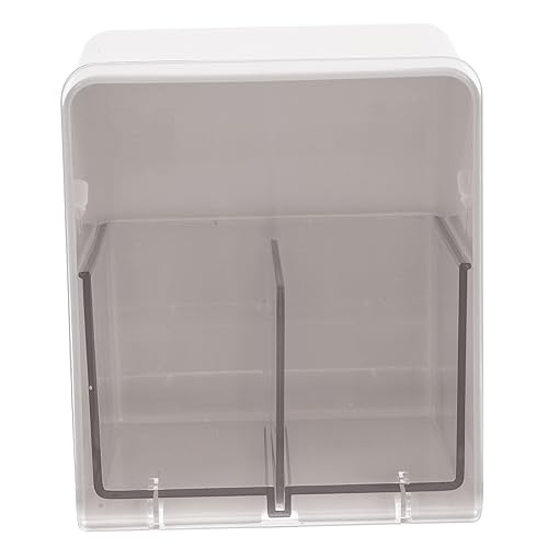 VICASKY Wattebauschhalter Und Wattepadspender Badezimmer-organizer Make-up-aufbewahrungs-organizer Mit Kunststoffdeckel Box Für Wattepads Und Wattestäbchen Praktisch Für Arbeitsplatte Und von VICASKY