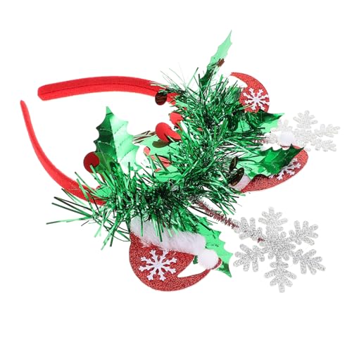 VICASKY Neujahrs-stirnband Mit Glitzerstreifen Weihnachtsbaum-kopfschmuck Haarband Für Silvesterparty Festliches Streifenmuster Leicht Und Bequem von VICASKY