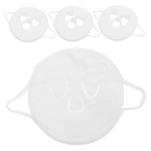 VICASKY 4stücke Gesichtshandtuchmaske Aus Korallenvlies Wiederverwendbare Feuchtigkeitsmaske Kalte Und Heiße Hautpflege-spa-handtücher Für Frauen Und Mädchen von VICASKY