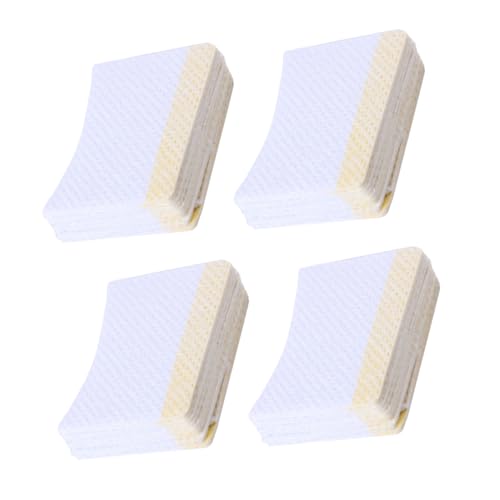 VICASKY Wimpern Make Up Entferner Pads Arc Förmige Kosmetik Reinigungskissen für Augen Make Up Wiederverwendbar Tragbar für Zuhause und Salon 160 Stück von VICASKY