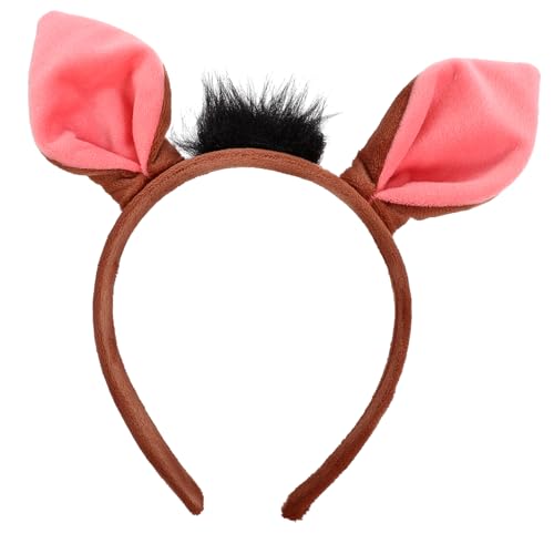 VICASKY Witziges Warzenschwein Ohr Stirnband Für Cosplay Und Partys Süßes Tier-haarband Aus Sicherem Leichtem Material Für Junge Mädchen Und Erwachsene Für Karneval Oder Themenpartys von VICASKY