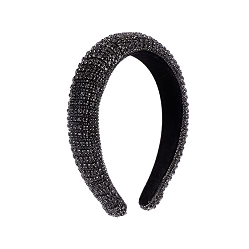 VICASKY Wunderschönes Stirnband für Damen Glänzendes Haaraccessoire mit Strass und Gepolstertem Design für Partys Hochzeiten und Tägliches Tragen von VICASKY