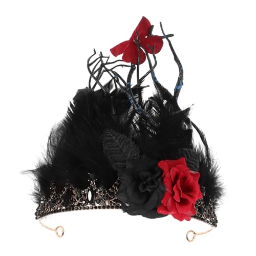 VICASKY Zweig-haarband Halloween Stil Haarreif Für Mädchen Partys Dekor Zweig-haarreif-dekor Haarschmuck Zweig-haarband-dekor Kopfbedeckung Gothic Haar Hoop von VICASKY