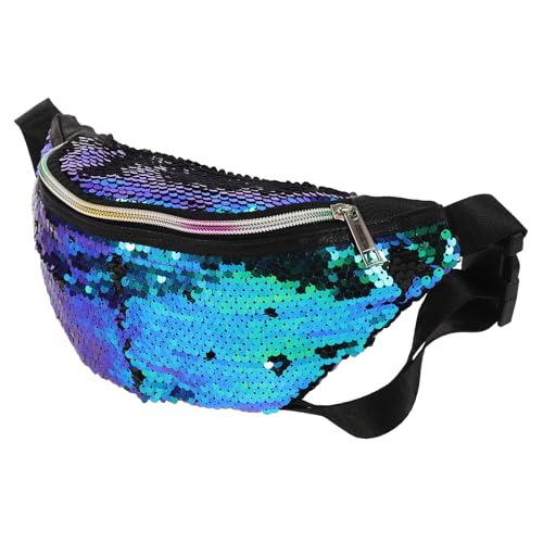 VICASKY gürteltaschen Pailletten meerjungfrau gürteltasche Glitzer diebstahlschutz Brusttasche meerjungfrau Pailleten Blingbling Schultertasche Make-up Tasche multifunktionale Storage von VICASKY