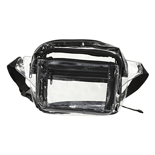 VICASKY wasserdichte PVC Bauchtasche Herren Transparenter Ultraleichter Fanny Pack mit Verstellbarem Gurt Praktische Outdoor Hüfttasche für Sport Radfahren Laufen und Alltag von VICASKY