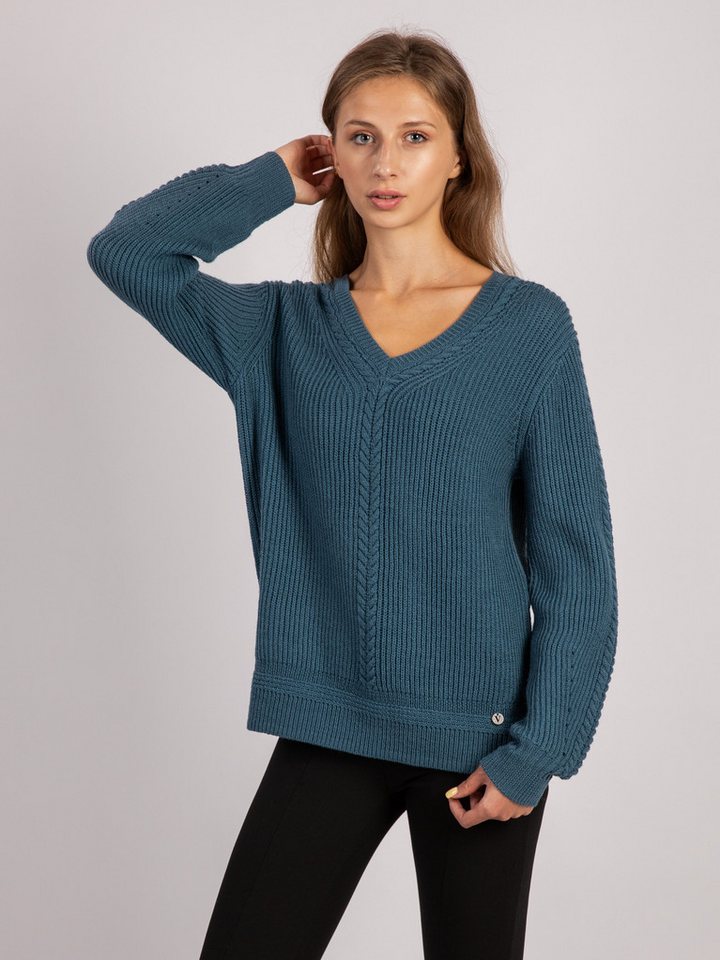 VICCI Germany Strickpullover mit V-Ausschnitt von VICCI Germany