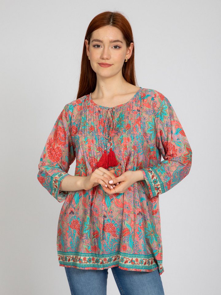 VICCI Germany Tunika aus Seide mit wunderschönem, mehrfarbigen Druck von VICCI Germany