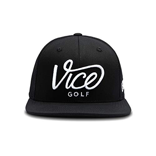 VICE Unisex Squad Cap Mütze, Schwarz, M von Vice Golf