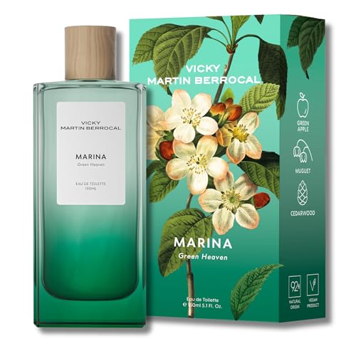 VICKY MARTÍN BERROCAL Eau de Toilette, Damenparfüm, blumiger fruchtiger Duft mit grünem Apfel und Muguet, 92% natürlicher Herkunft, vegan, 150 ml von VICKY MARTIN BERROCAL