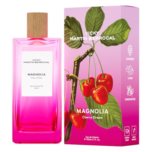 VICKY MARTÍN BERROCAL Magnolia Eau de Toilette, Damenduft, langanhaltender fruchtiger Blumenduft mit Himbeere und Sandelholz, 92% natürlicher Herkunft, vegan, 150 ml von VICKY MARTIN BERROCAL