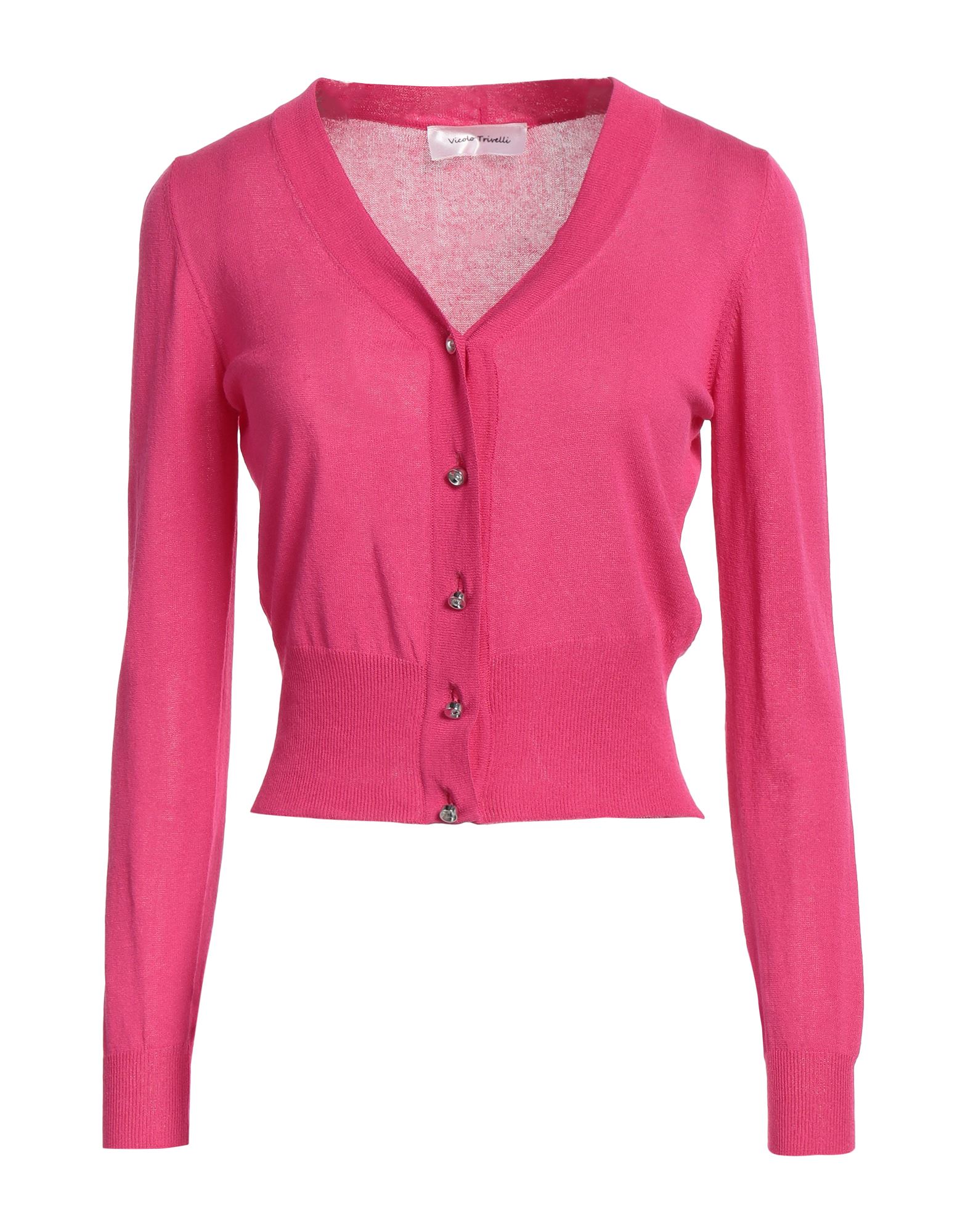 VICOLO TRIVELLI Strickjacke Damen Fuchsia VICOLO TRIVELLI Strickjacke Damen Fuchsia von VICOLO TRIVELLI