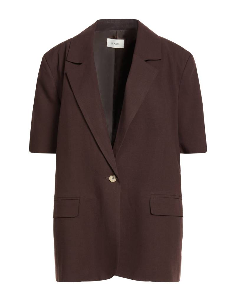 VICOLO Blazer Damen Dunkelbraun von VICOLO