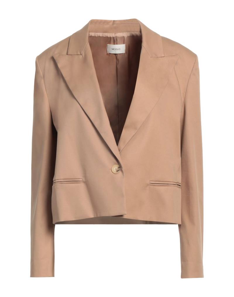 VICOLO Blazer Damen Hellbraun von VICOLO