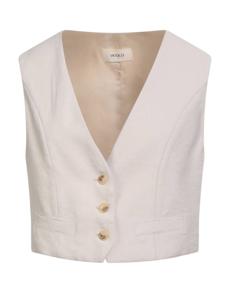 VICOLO Couture-weste Damen Beige von VICOLO