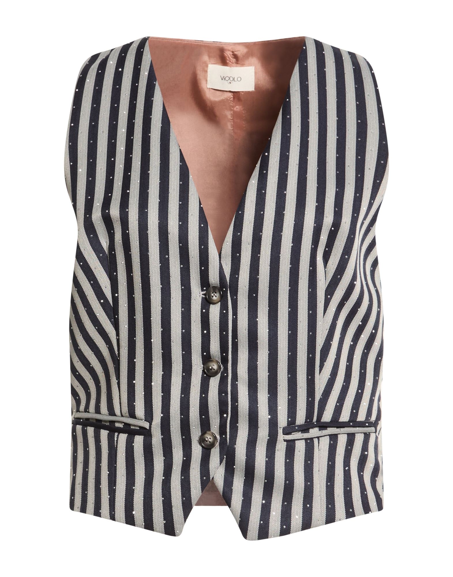 VICOLO Couture-weste Damen Marineblau von VICOLO