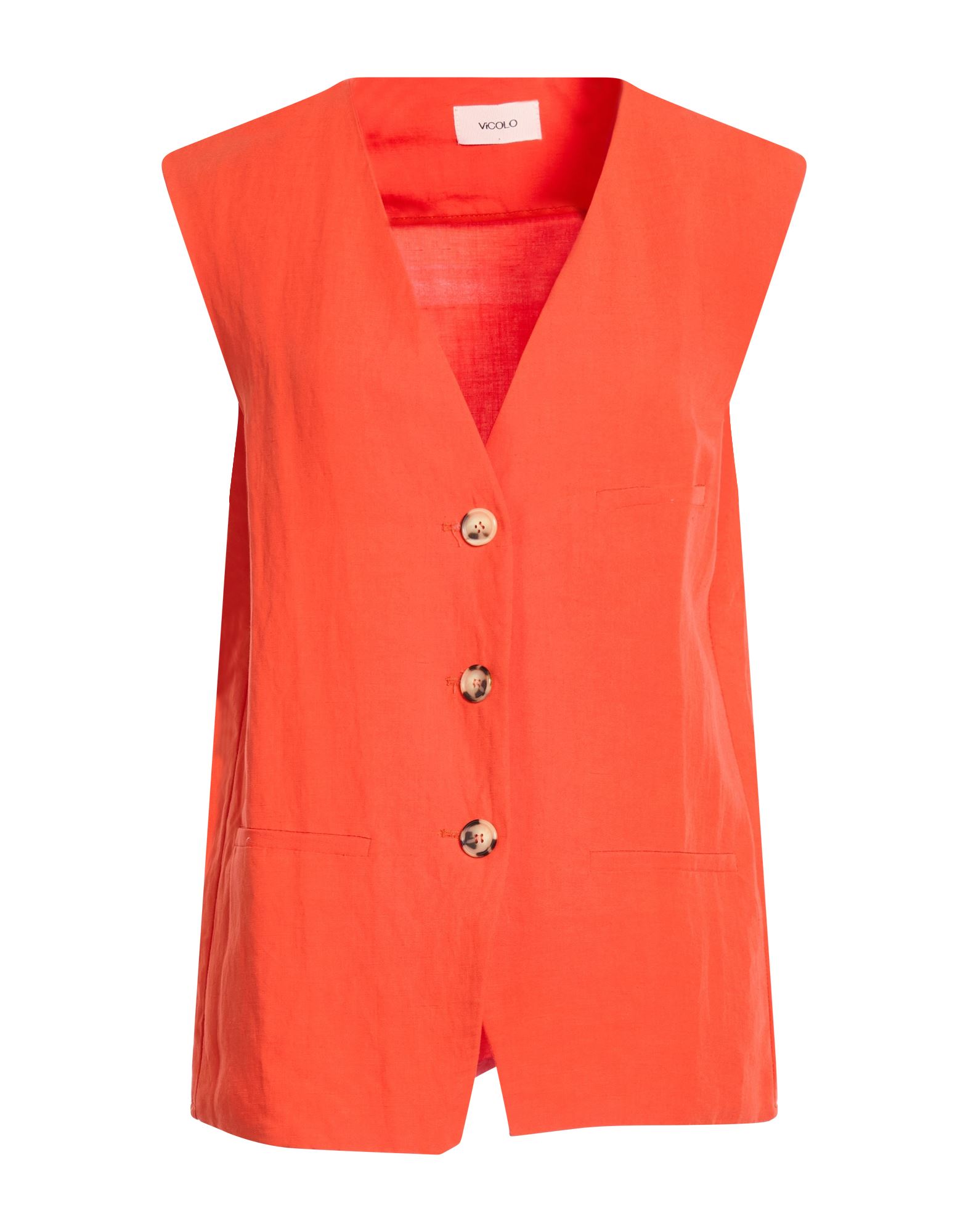 VICOLO Couture-weste Damen Tomatenrot von VICOLO