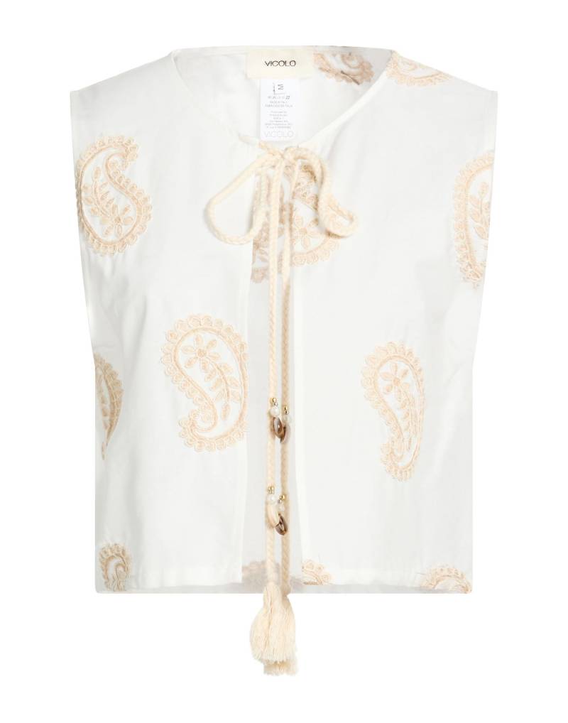 VICOLO Couture-weste Damen Weiß von VICOLO