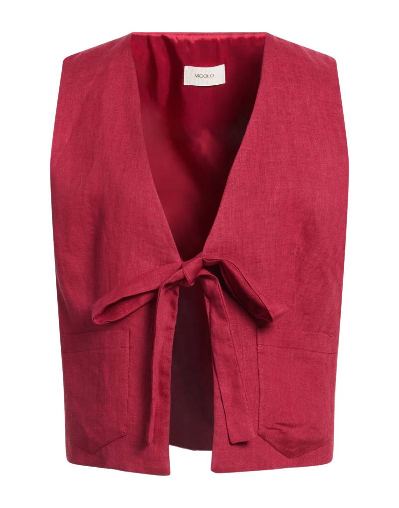 VICOLO Couture-weste Damen Ziegelrot von VICOLO