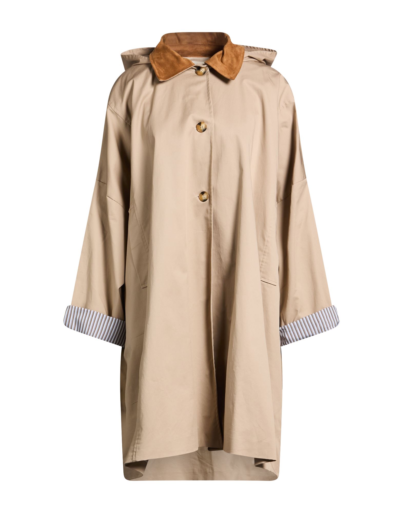 VICOLO Jacke, Mantel & Trenchcoat Damen Hellbraun von VICOLO