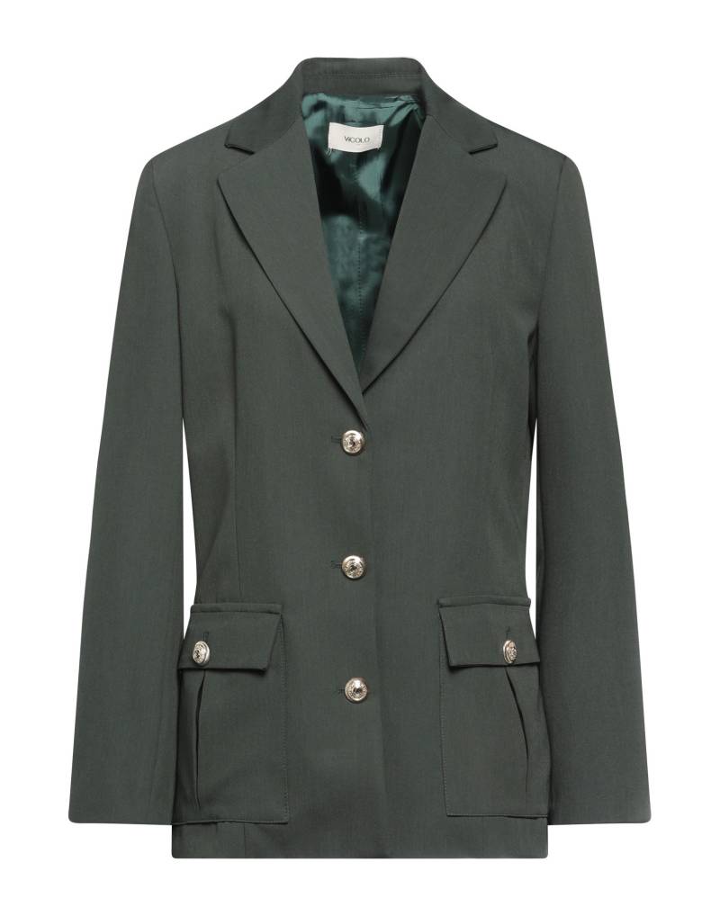 VICOLO Blazer Damen Dunkelgrün von VICOLO