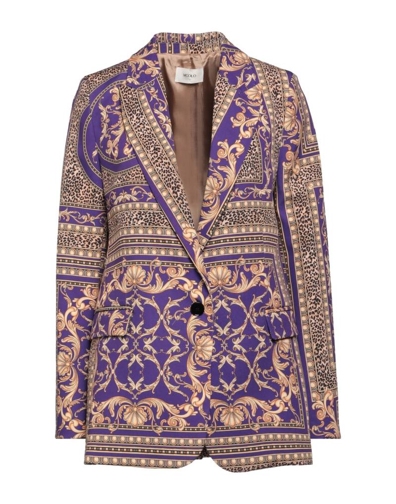 VICOLO Blazer Damen Dunkelviolett von VICOLO