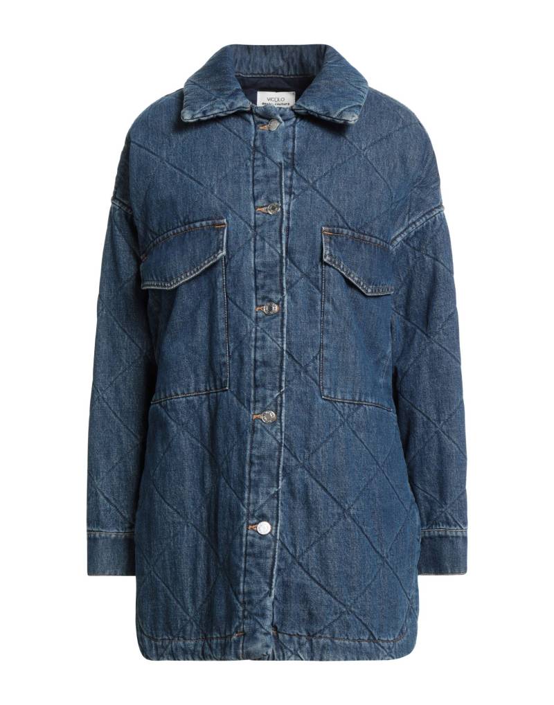 VICOLO Jeansjacke/-mantel Damen Blau von VICOLO