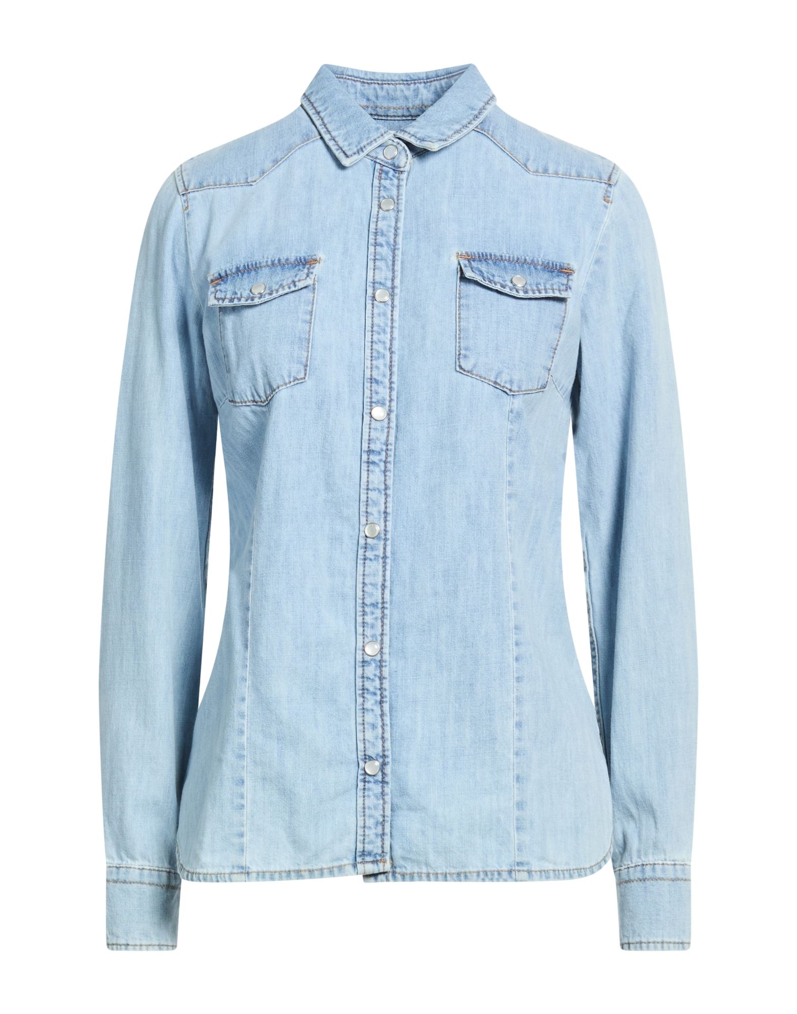 VICOLO Jeanshemd Damen Blau von VICOLO