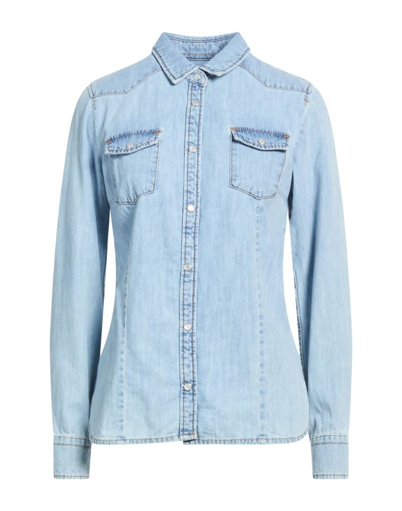 VICOLO Jeanshemd Damen Blau von VICOLO