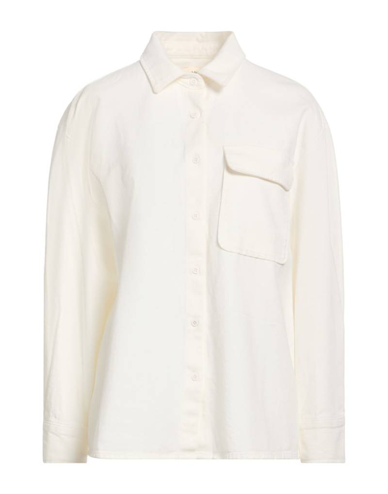 VICOLO Jeanshemd Damen Weiß von VICOLO