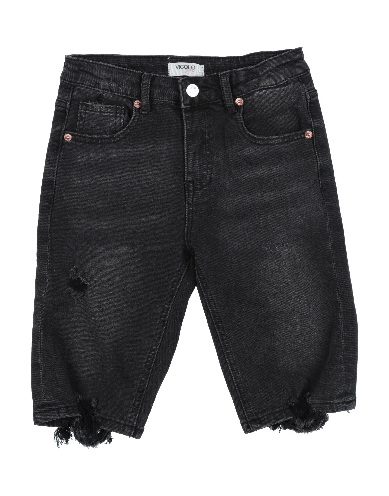 VICOLO Jeansshorts Kinder Schwarz von VICOLO