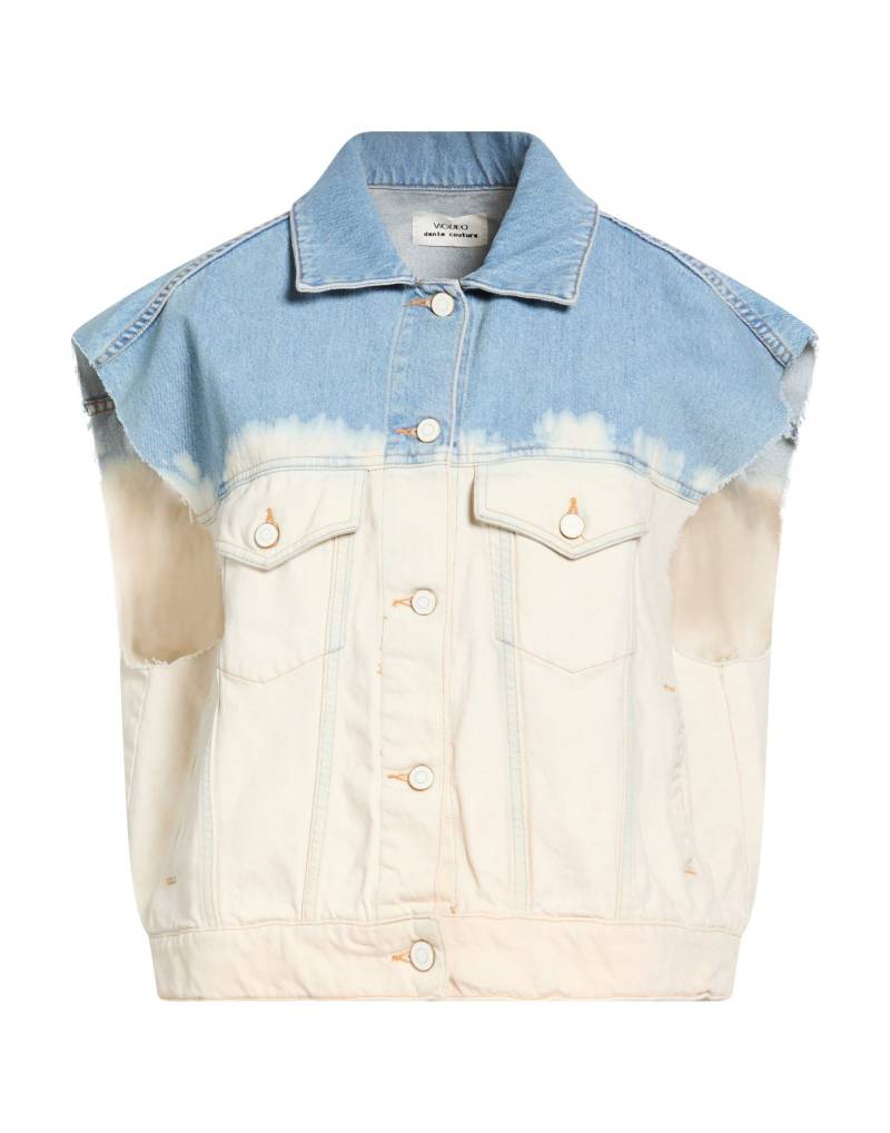 VICOLO Jeansjacke/-mantel Damen Blau von VICOLO