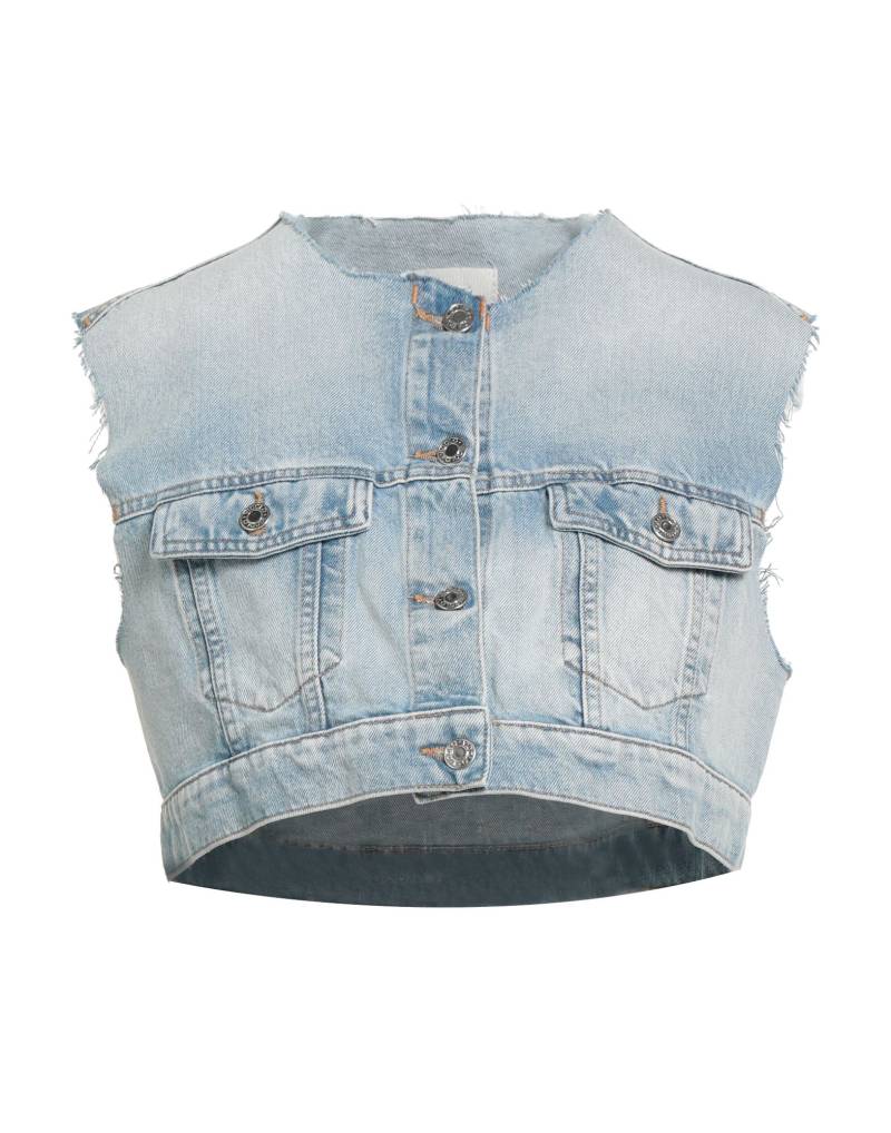 VICOLO Jeansjacke/-mantel Damen Blau von VICOLO