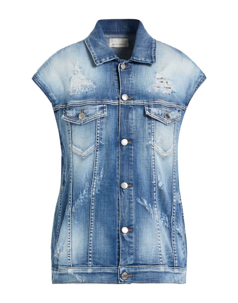 VICOLO Jeansjacke/-mantel Damen Blau von VICOLO