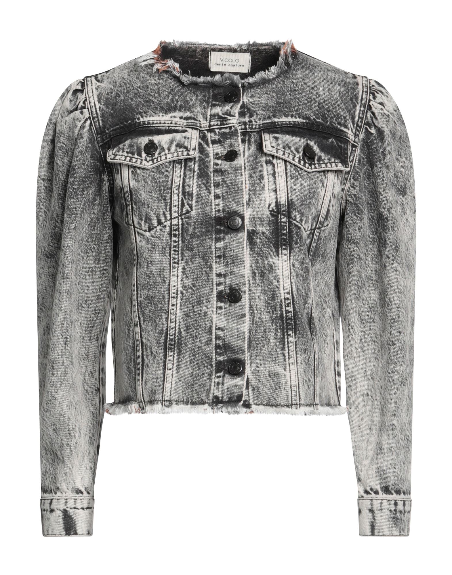 VICOLO Jeansjacke/-mantel Damen Blei von VICOLO