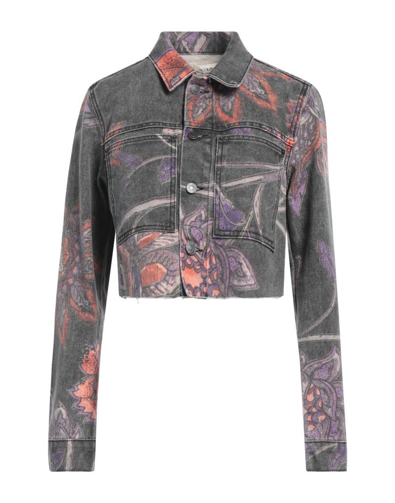 VICOLO Jeansjacke/-mantel Damen Grau von VICOLO