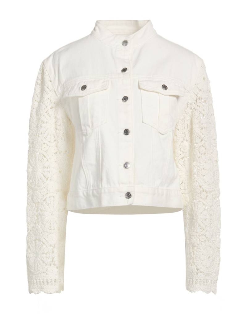 VICOLO Jeansjacke/-mantel Damen Weiß von VICOLO