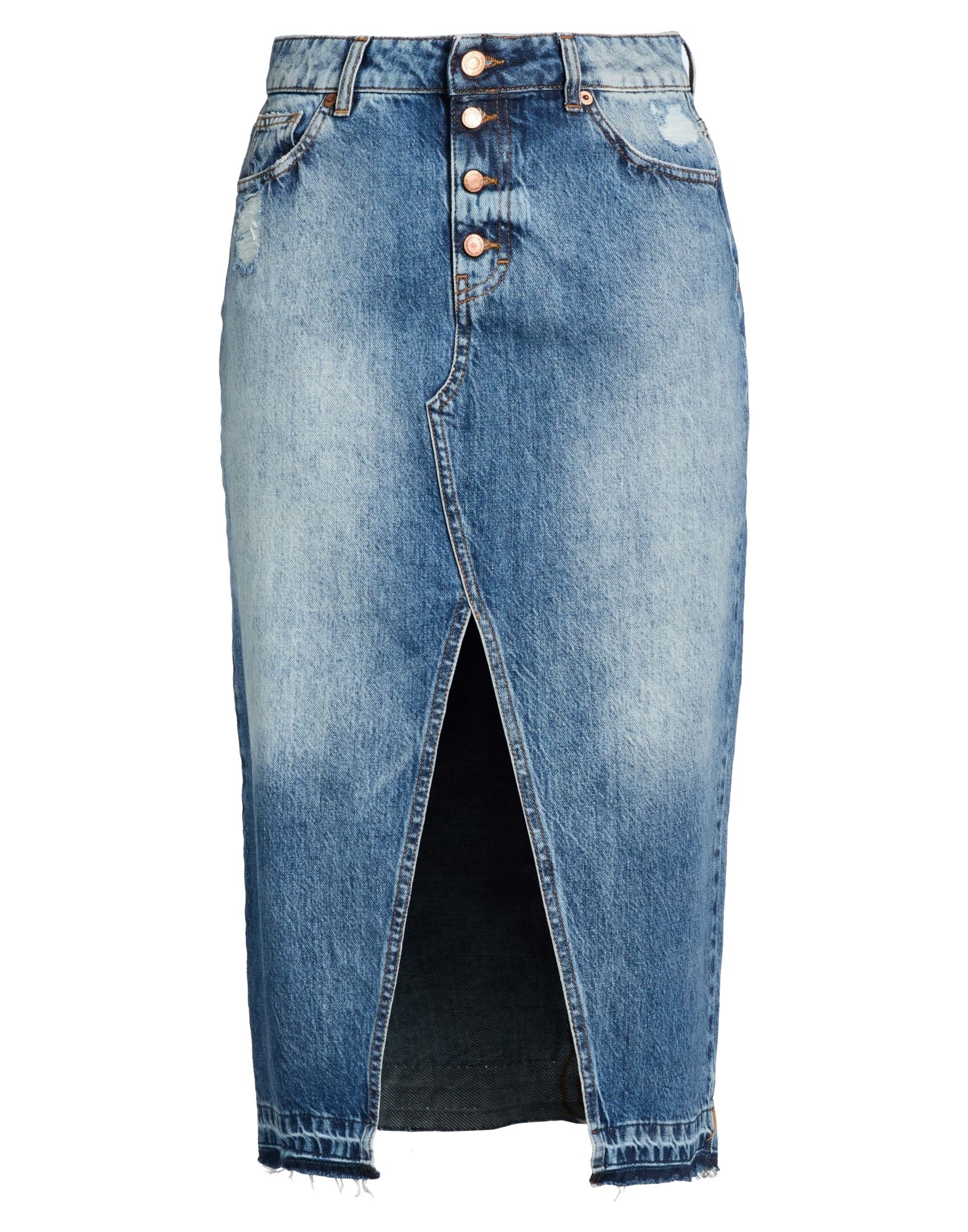 VICOLO Jeansrock Damen Blau von VICOLO