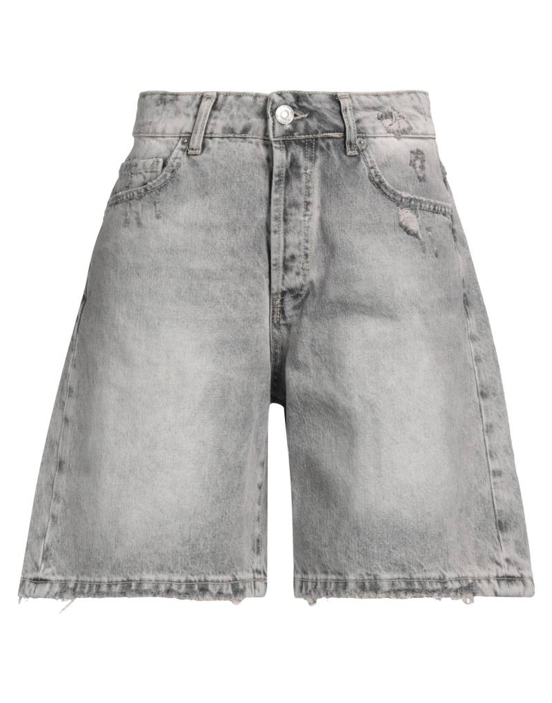 VICOLO Jeansshorts Damen Hellgrau von VICOLO