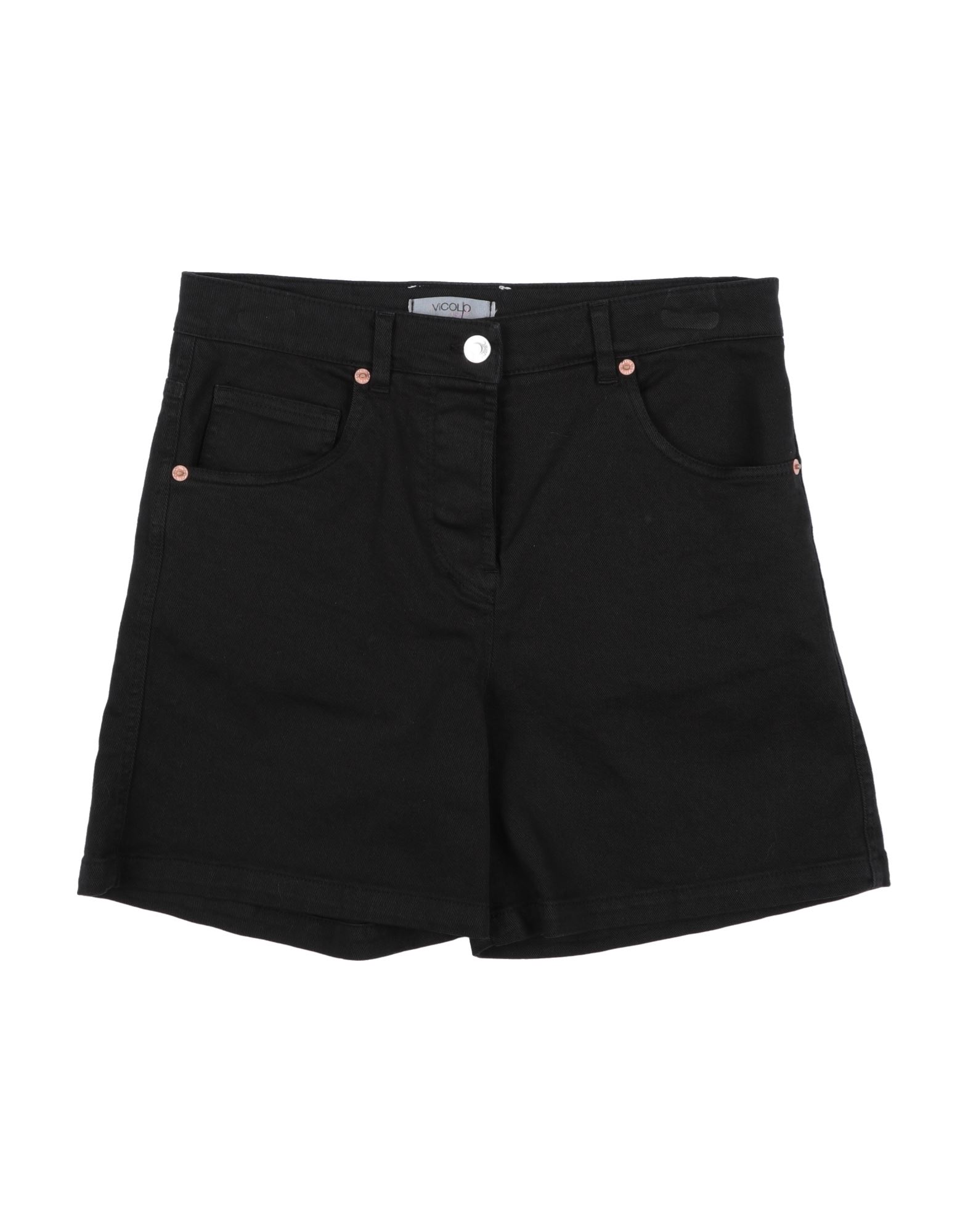 VICOLO Jeansshorts Kinder Schwarz von VICOLO