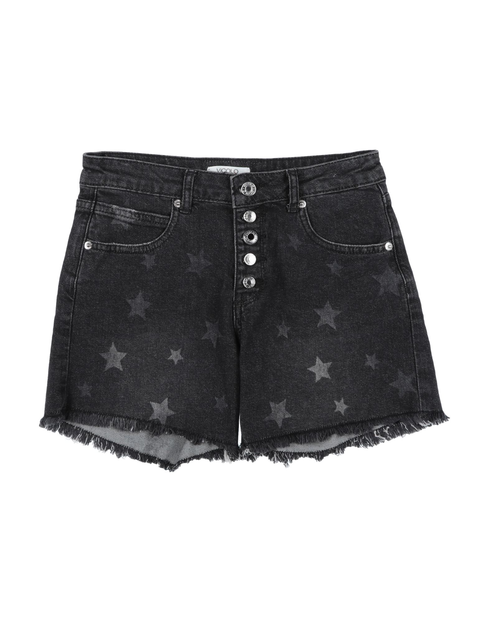 VICOLO Jeansshorts Kinder Schwarz von VICOLO