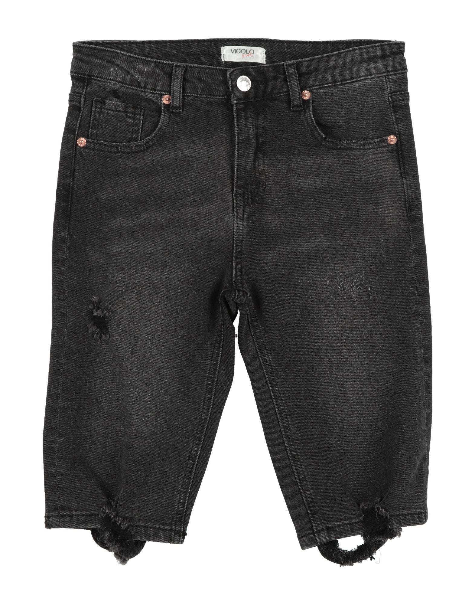 VICOLO Jeansshorts Kinder Schwarz von VICOLO