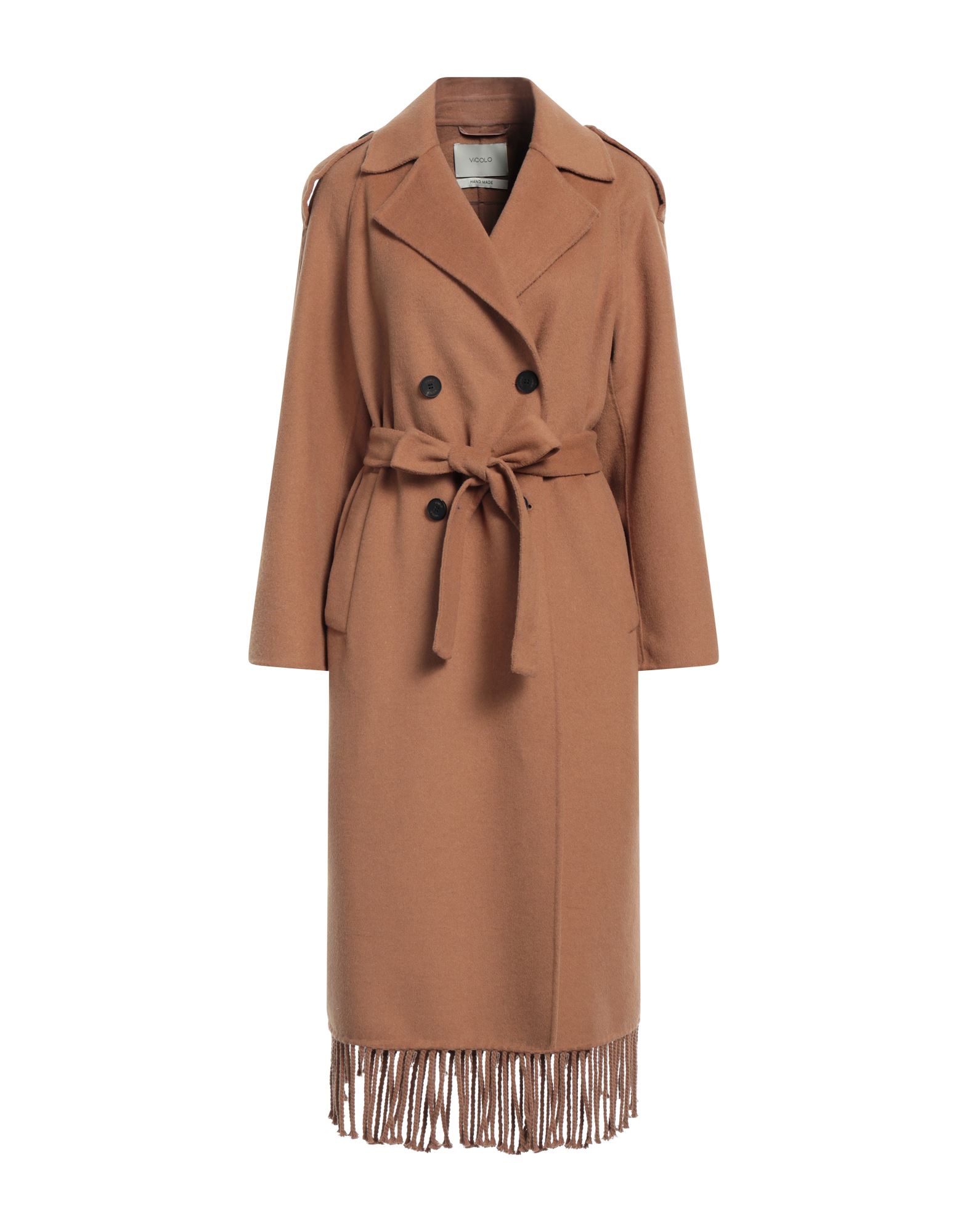 VICOLO Mantel Damen Kamel von VICOLO